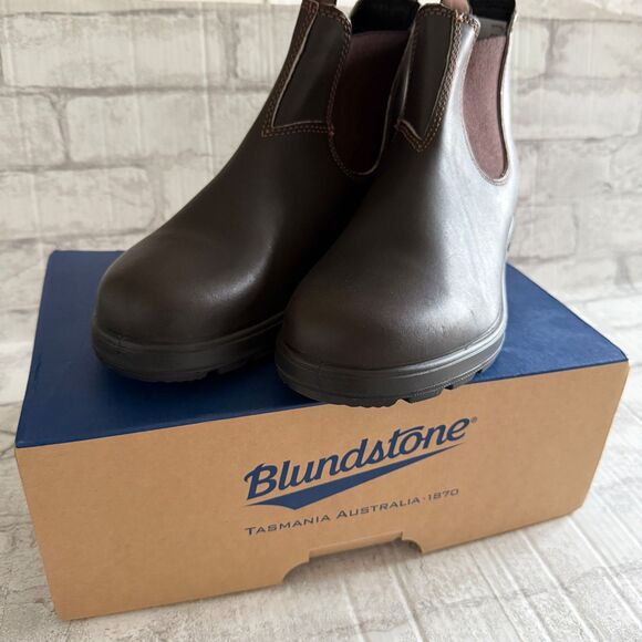 NWB Blundstone Originals 500 Stout Brown Leather Chelsea Boots Gorpcore Sz 10.5 main image 7